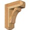 Ekena Millwork Legacy Craftsman Rough Sawn Bracket w/ Offset Brace, Western Red Cedar, 8"W x 22"D x 26"H BKT0806X22X26LEC04RWR - alternate 1